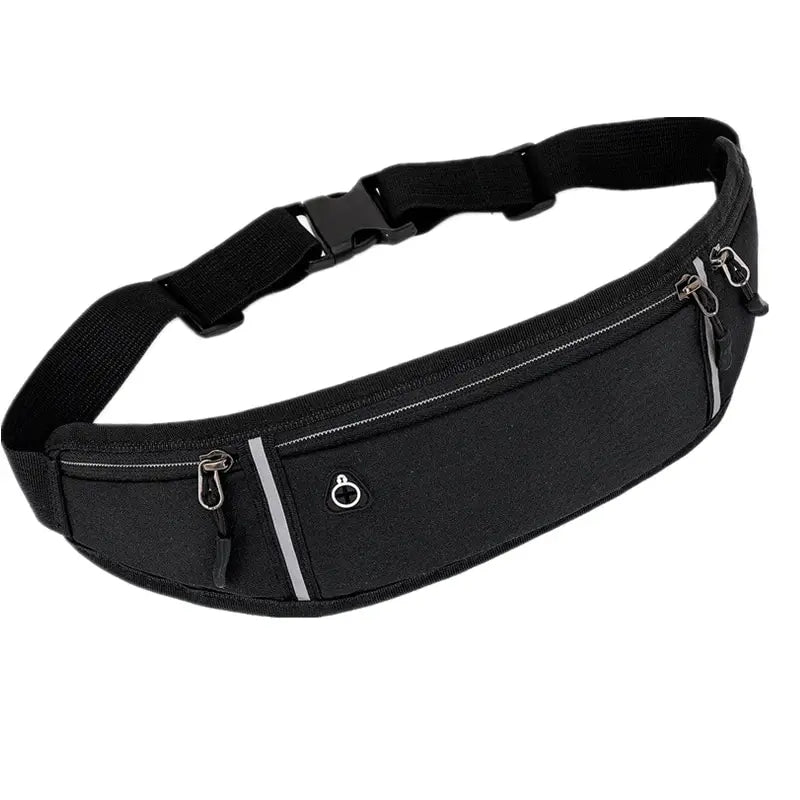 Running Waist Pack with Phone Pocket and 3 Zipper Pouches